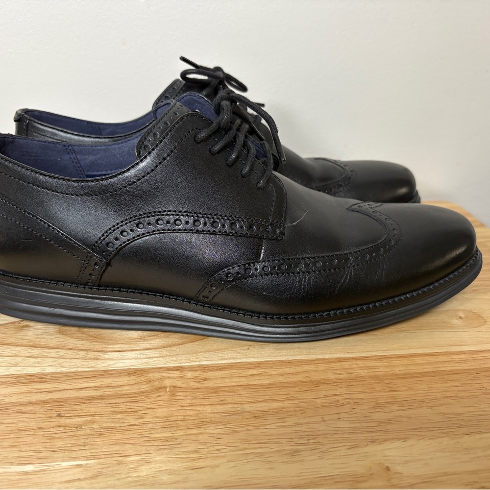 Cole Haan Men's 13M OriginalGrand Wingtip Oxford Black Style C27984 - Picture 12 of 12